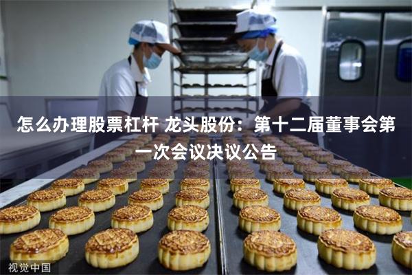怎么办理股票杠杆 龙头股份：第十二届董事会第一次会议决议公告