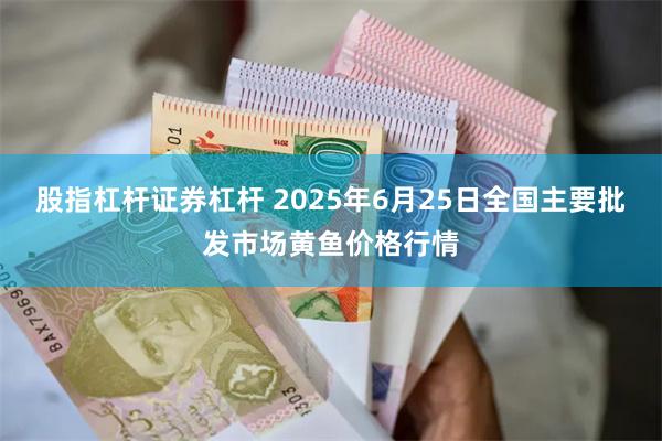 股指杠杆证券杠杆 2025年6月25日全国主要批发市场黄鱼价格行情